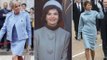 Jackie Kennedy, Mélania Trump, Brigitte Macron... Voilà pourquoi toutes ces grandes dames ont porté des robes bleues à l'investiture de leur mari