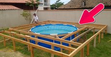 Comment avoir une vraie piscine sans budget ? Cet homme a réussi le pari !