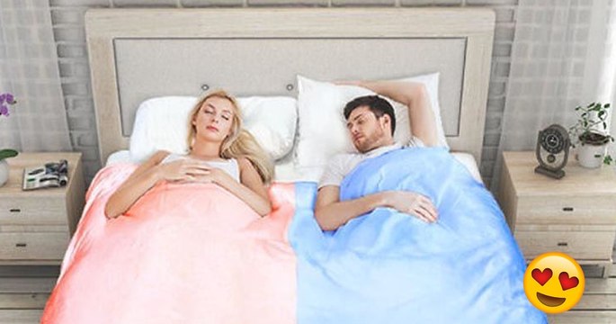 La couette qui s'adapte à votre température...et à celle de votre conjoint!