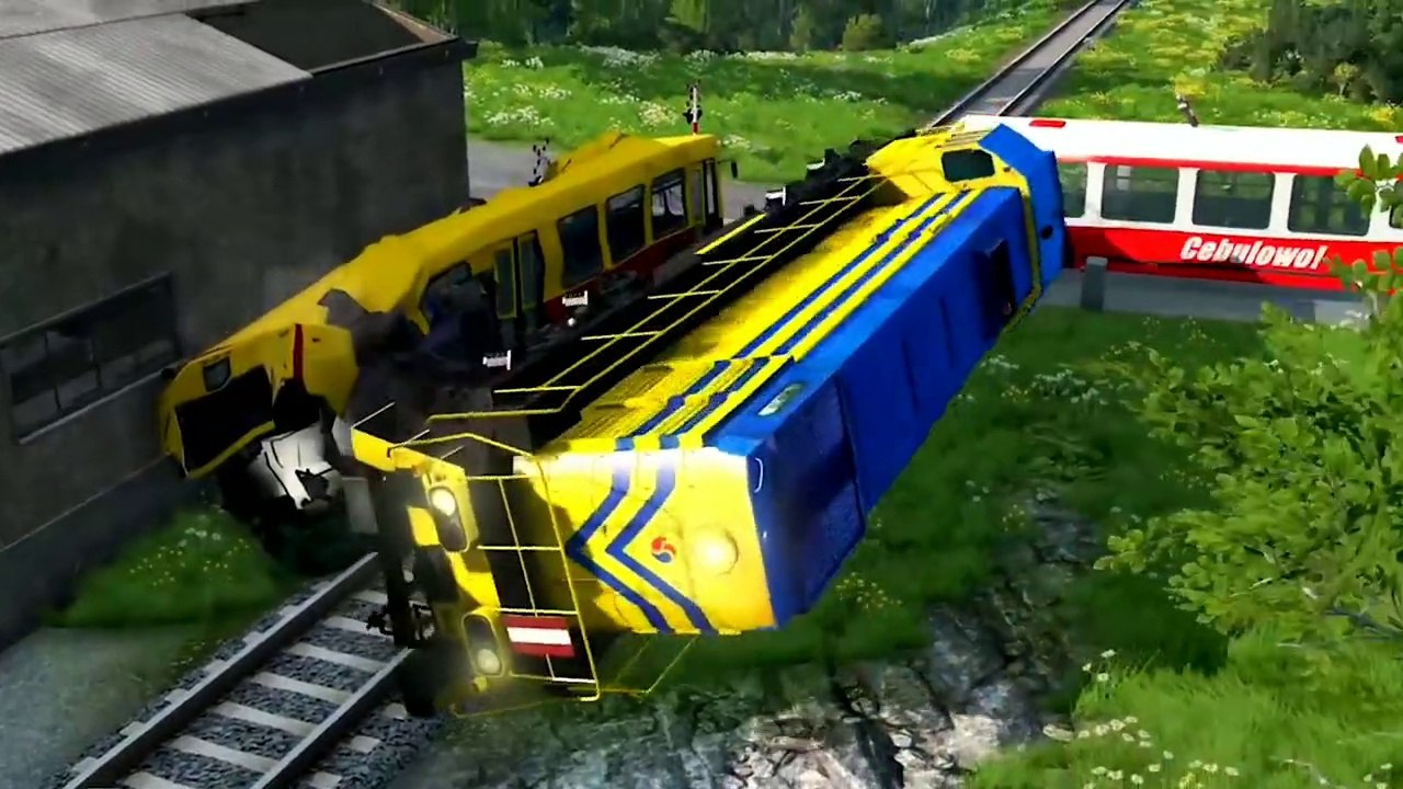 Cars vs Rails #3 - BeamNg.Drive