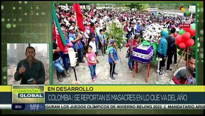 Colombia reporta masacre número 15 en 2022