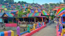 Kampung Pelangi (Indonésie), un village 'arc-en-ciel' pour attirer les touristes