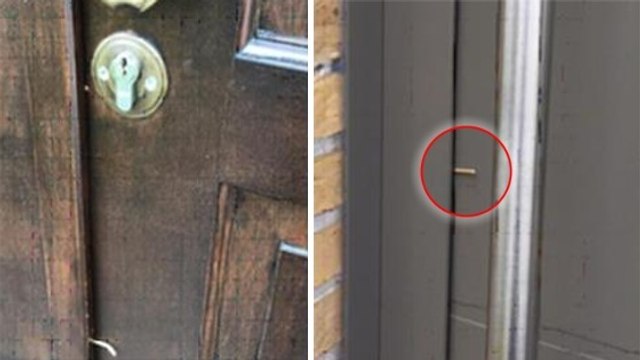 Cambriolage : si vous trouvez un cure-dent sur votre porte en rentrant chez vous, c'est un très mauvais signe !
