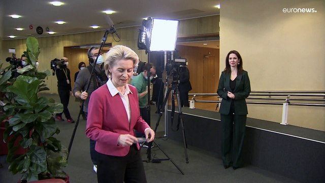 Russia will face massive costs if it attacks Ukraine, warns EU chief Ursula von der Leyen