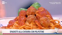 Detto Fatto ricetta di oggi 4 febbraio, spaghetti alla chitarra di Mattia Poggi gli ingredienti L
