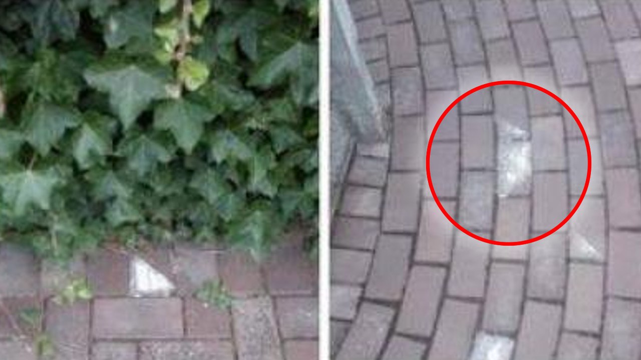 De mystérieux pavés blancs apparaissent devant les maisons et sèment la panique