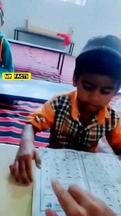 Funny kid talking