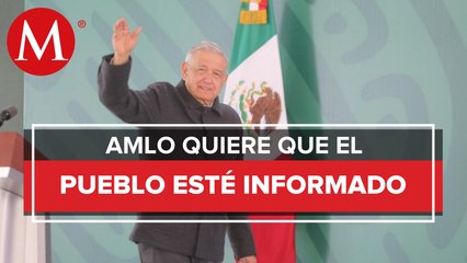 AMLO ordena a funcionarios salir a plazas para informar sobre reforma eléctrica