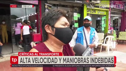 Imprudencia en transportistas: puertas abiertas, excesos de velocidad y maniobras indebidas