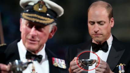Voilà ce que le Prince William a été forcé de boire alors qu'il déteste ça