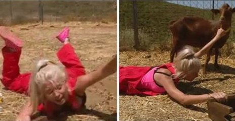 Les Marseillais vs Le reste du monde: Jessica Thivenin finit traînée au sol par une chèvre... et sa réaction sur Twitter est pleine d'auto-dérision !