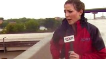 Tempête Harvey : en plein reportage, une journaliste sauve un camionneur de la noyade
