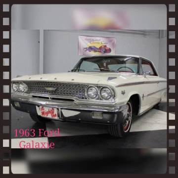 1963 Ford Galaxie . Classic cars