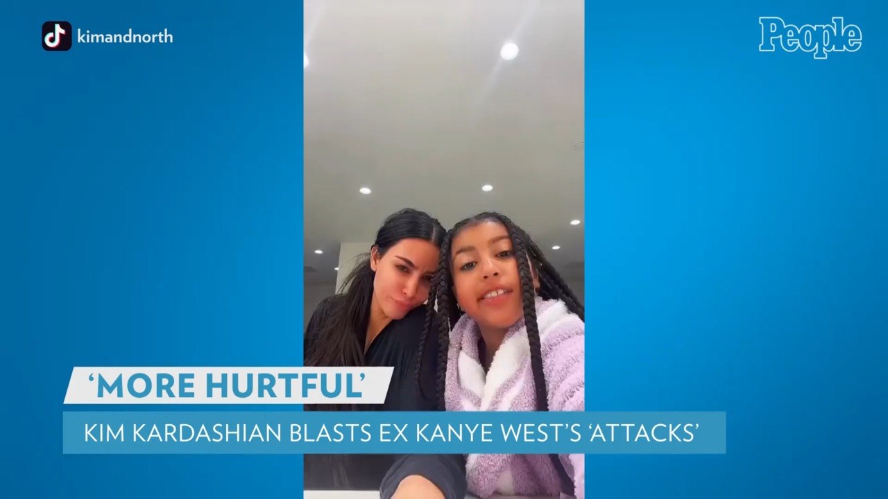 Kim Kardashian Hits Back at Kanye West's 'Hurtful' Comments About North's TikTok