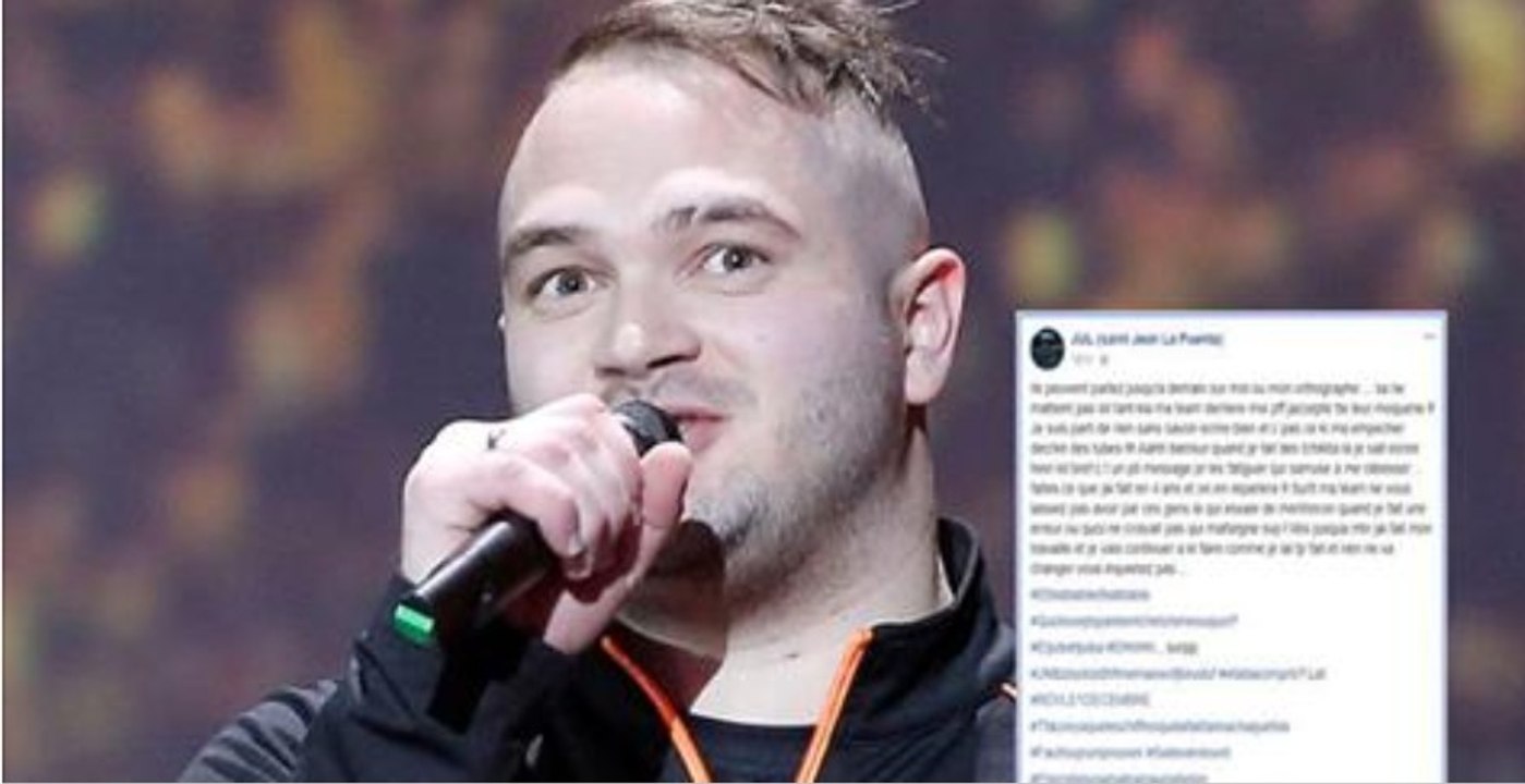 Moqué pour ses fautes d'orthographe, Jul répond dans un nouveau post, et c'est encore pire !