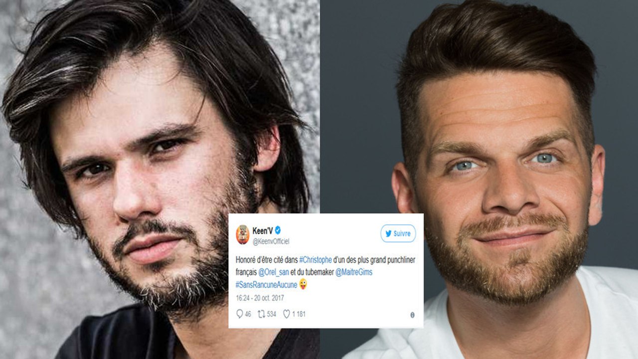 Keen'V répond à la punchline d'Orelsan sur le nouveau son, "Christophe"