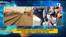 Ate: Mujer pierde pierna tras ser arrollada por tren