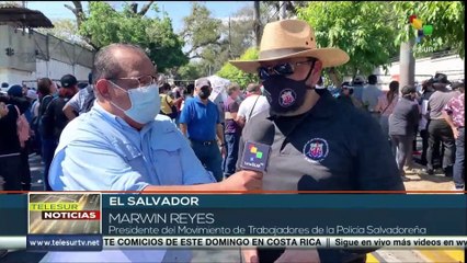 El Salvador: Sectores populares marchan para exigir al Gobierno reformar ley de pensiones