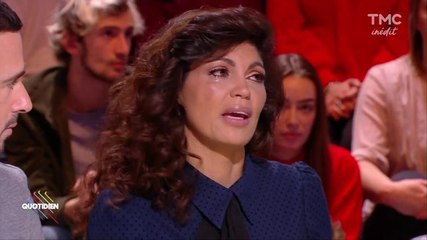 Nawell Madani fond en larmes dans Quotidien