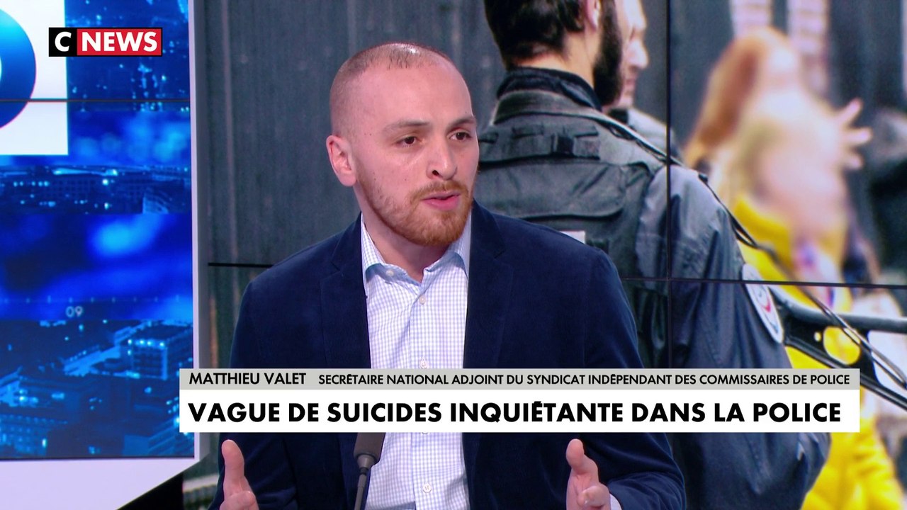 Matthieu Valet sur les suicides dans la police : «C'est maintenant l'ennemi invisible de notre institution»