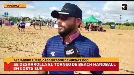 Se desarrolla el torneo de Beach Handball en Costa Sur