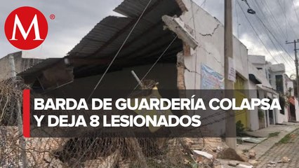 En Nayarit, barda colapsó en guardería del IMSS; hay 8 heridos