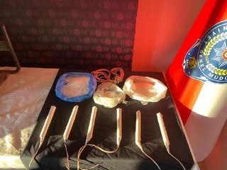 Ödemiş'te kaçak kazı yapan 9 şüpheli yakalandı