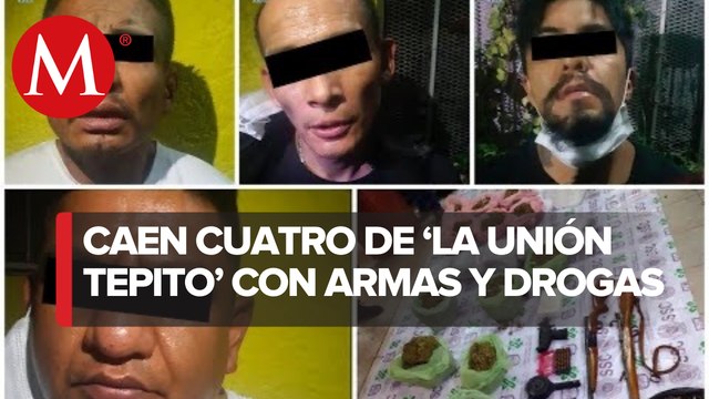 En CdMx, detienen a cuatro presuntos integrantes de La Unión Tepito tras cateo