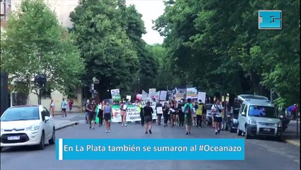 En La Plata también se sumaron al #Oceanazo
