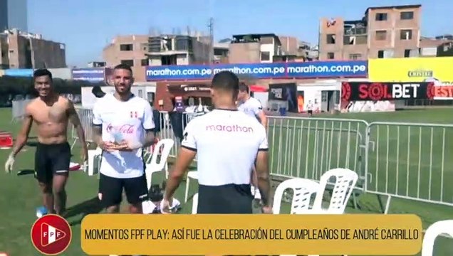 Así celebró André Carrillo su cumpleaños