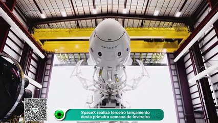 SpaceX realiza terceiro lançamento desta primeira semana de fevereiro