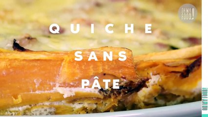 La quiche sans pâte, on la remplace par de la patate douce