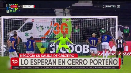 Martins negocia la rescisión de su contrato con el Cruzeiro para cerrar con Cerro Porteño