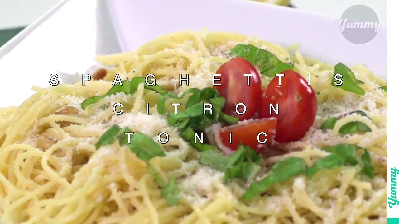 Les spaghetti citron tonic, le plat de pasta de...