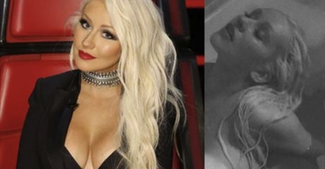 Christina Aguilera partage une série de photos très chaudes dans son bain