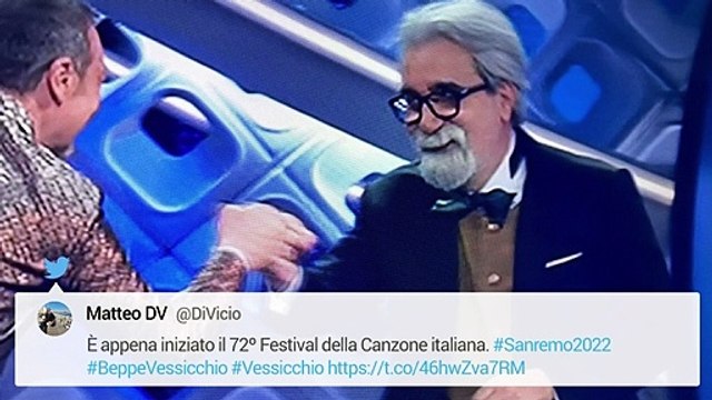 Sanremo 2022, sui social tutti pazzi per il ritorno di Beppe Vessicchio: Finalmente