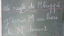 La règle Mbappé : une enseignante utilise le nom du footballeur pour apprendre une règle de français aux enfants