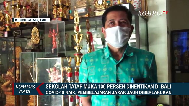 Kasus Covid-19 Semakin Menjadi, Sekolah Tatap Muka 100% di Bali Diberhentikan