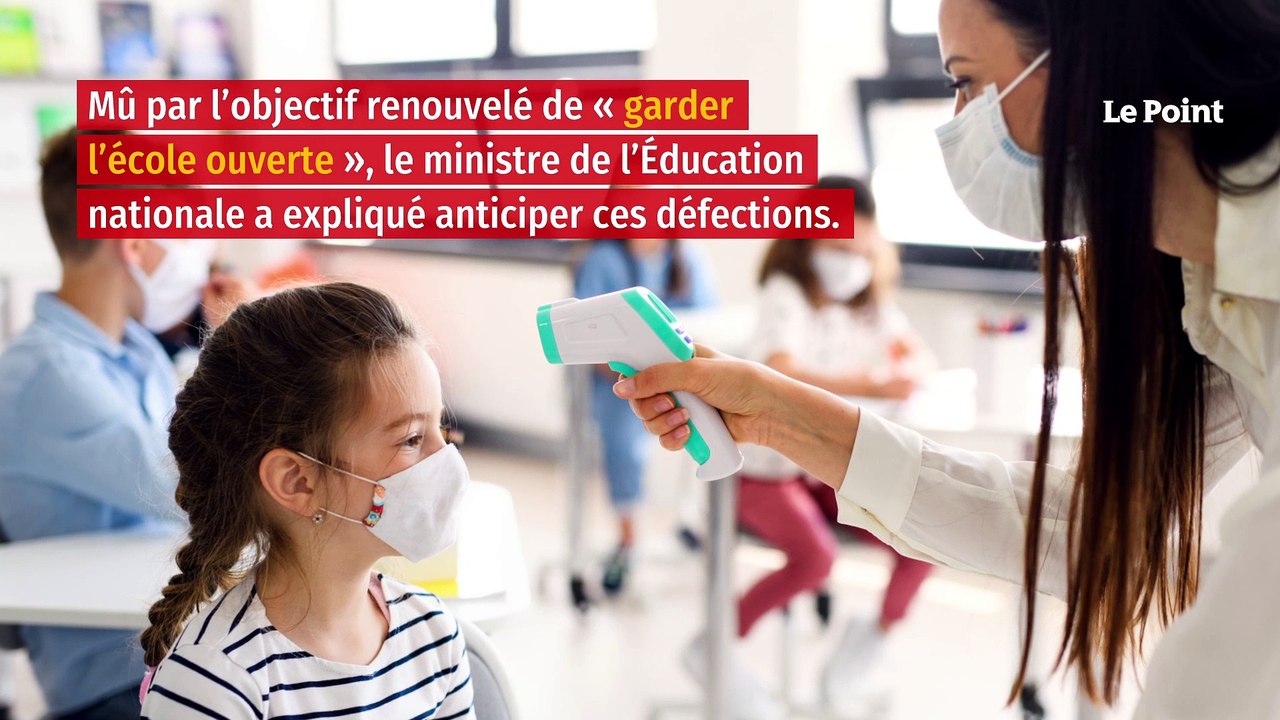 Covid-19 : comment le ministère de l’Éducation se prépare à une pénurie de profs