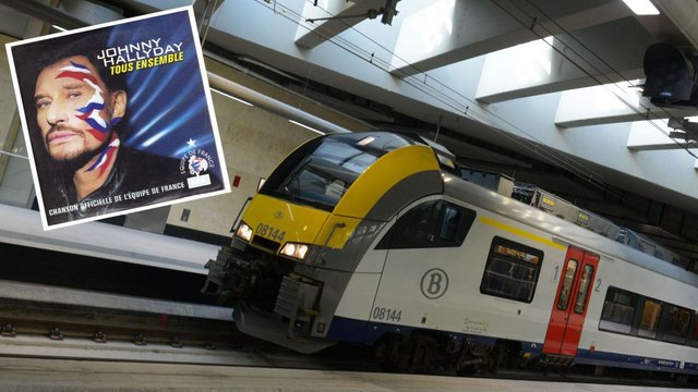 Allez les Bleus : quand Johnny Hallyday : la chanson Tous ensemble de Johnny diffusée... dans le métro belge