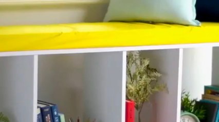 On vous explique comment créer un banc avec une étagère