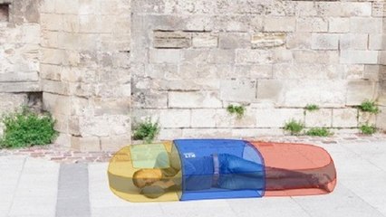 Un ex SDF invente une capsule de survie pour lutter contre le froid