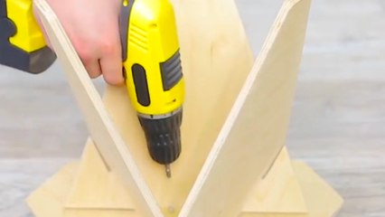 Et si vous réalisiez un tabouret en bois ?