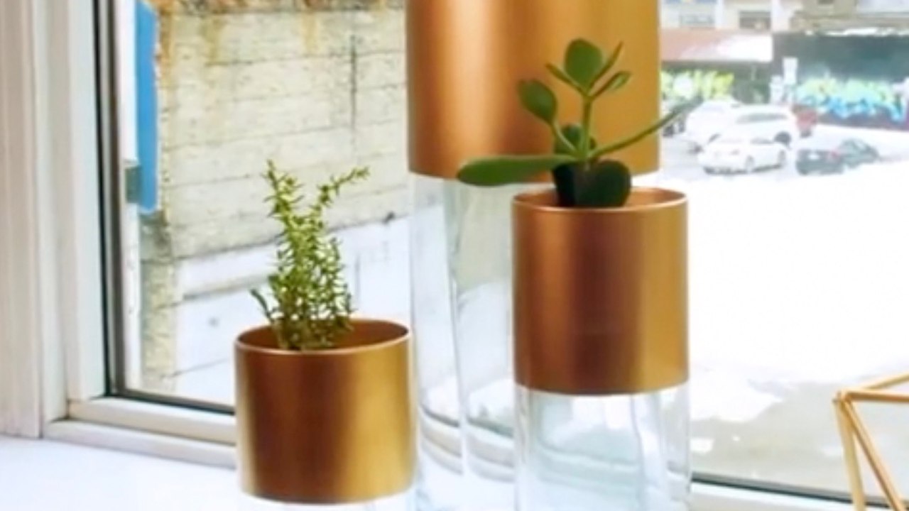 On vous explique comment réaliser des vases stylés