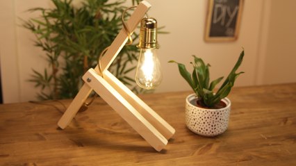 DIY : réaliser une lampe chevalet