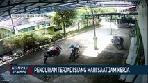 Maling Curi Motor di Kantor Desa Terekam CCTV