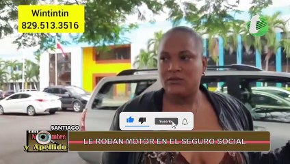 Le roban motor en el seguro social y el director no la recibe