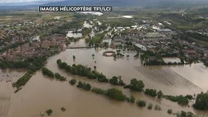 Inondations de l'Aude : les images des terribles dégâts filmées au drone