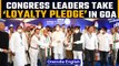 Goa Polls 2022: Congress leaders take ‘Loyalty pledge’ in Rahul Gandhi’s presence | Oneindia News