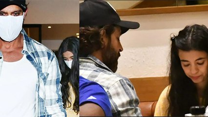 Hrithik Roshan Saba Azad की Dinner Date FULL VIDEO, Media से मुंह छुपाते आए नजर | Boldsky